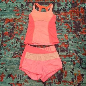 LuLu Lemom pink set Size 4